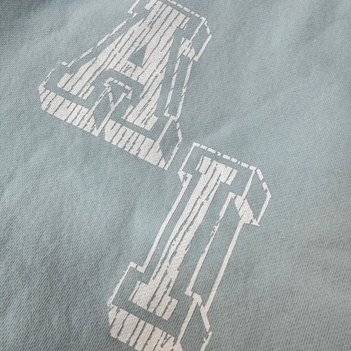 P248 # CHE-12 Saint Michael cho "Little Angel Limited" American retro hooded sweatshirt, washed and distressed, hand-made destruction process, brushed texture, brushed fabric, three-dimensional tailoring, splicing and complex stitching process, Size: S M L XL